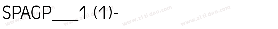 SPAGP___1 (1)字体转换